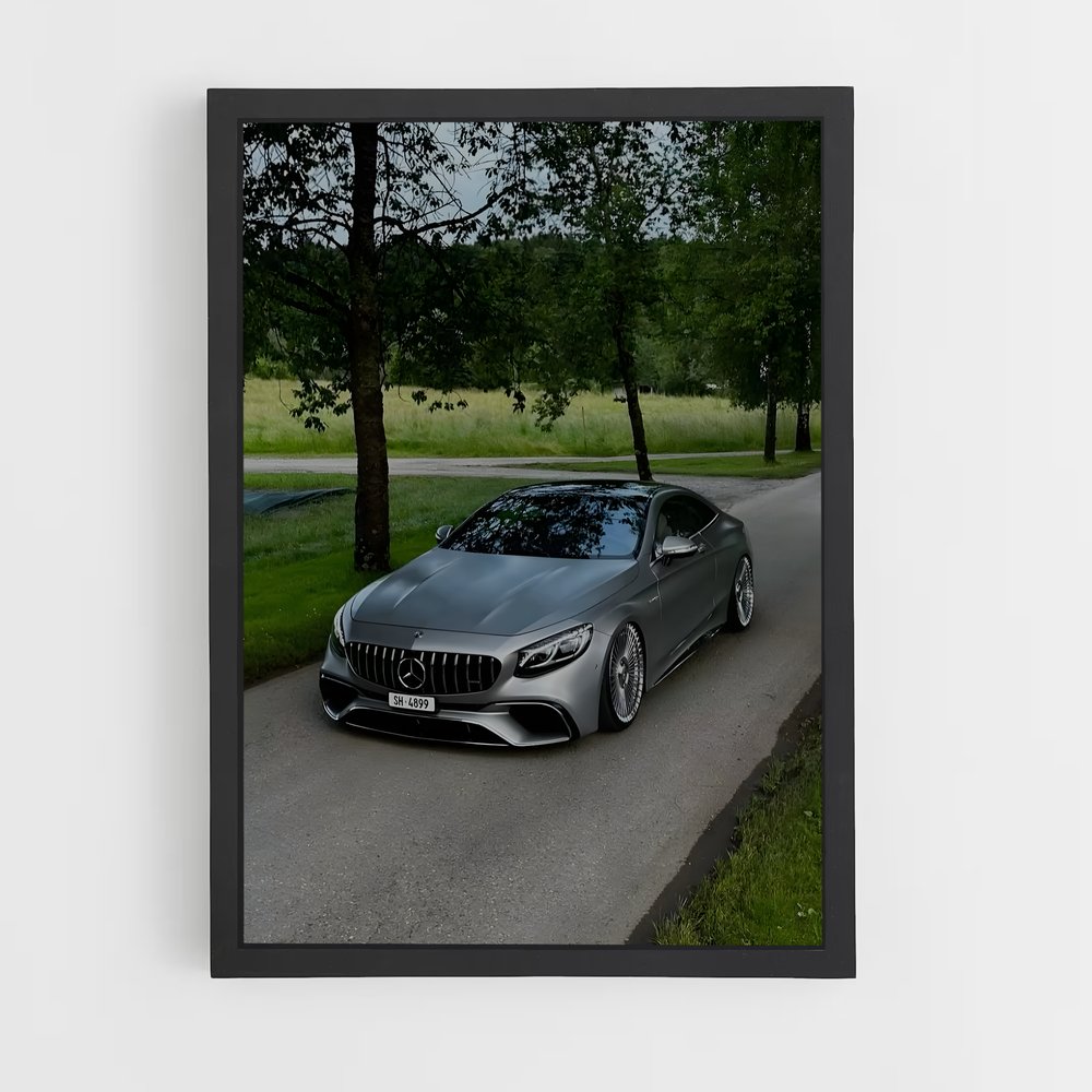 Poster Route de l'Aigle – affiche Mercedes (vue 2)